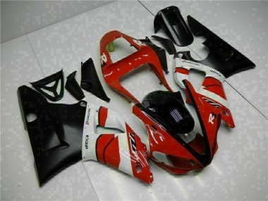 Rojo Negro Carenado R1 00-01