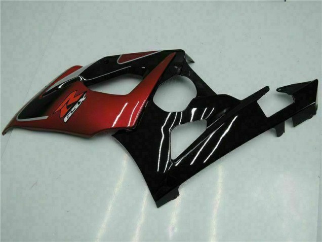 Rojo Negro Carrocería GSXR 1000 K5 05-06 Rojo Negro Carrocería GSXR 1000 K5 05-06
