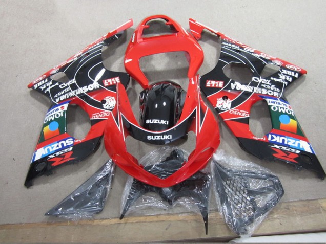 Rojo Negro Denso Carenado GSXR 1000 K1 00-02 Rojo Negro Denso Carenado GSXR 1000 K1 00-02
