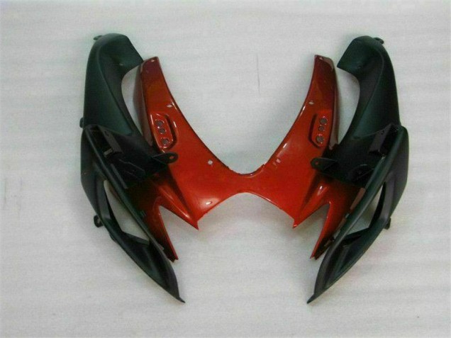 Rojo Negro Inyección Kit Carenado GSXR 600 / 750 K6 06-07 Rojo Negro Inyección Kit Carenado GSXR 600 / 750 K6 06-07