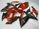 Rojo Negro Inyección Kit Carenado GSXR 600 / 750 K6 06-07 Rojo Negro Inyección Kit Carenado GSXR 600 / 750 K6 06-07