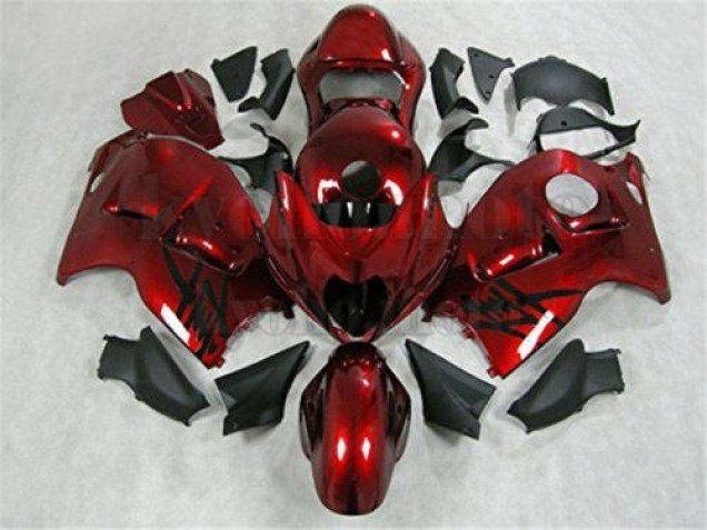 Rojo Negro Inyección Kits Carenado GSXR 1300 Hayabusa 96-07 Rojo Negro Inyección Kits Carenado GSXR 1300 Hayabusa 96-07