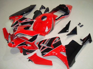 Rojo Negro Kit Carenado ABS Completo CBR 600 RR 03-04