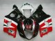 Rojo Negro Kit Carenado ABS Completo GSXR 1000 K3 03-04 Rojo Negro Kit Carenado ABS Completo GSXR 1000 K3 03-04