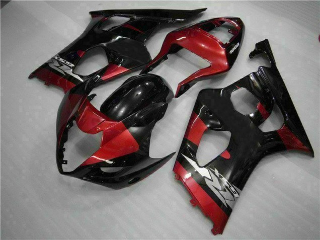 Rojo Negro Kit Carenado GSXR 1000 K3 03-04