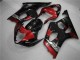 Rojo Negro Kit Carenado GSXR 1000 K3 03-04