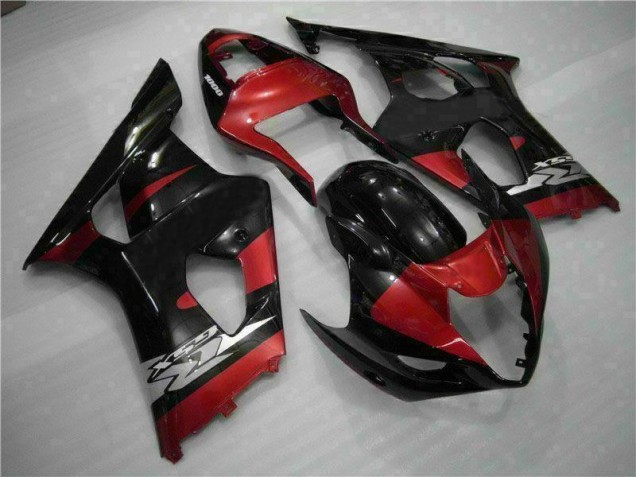 Rojo Negro Kit Carenado GSXR 1000 K3 03-04
