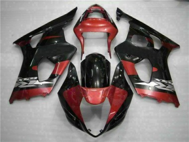 Rojo Negro Kit Carenado GSXR 1000 K3 03-04