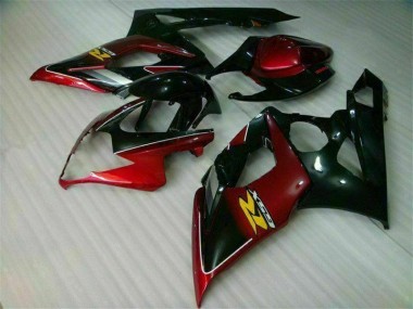 Rojo Negro Kit Carenado GSXR 1000 K5 05-06