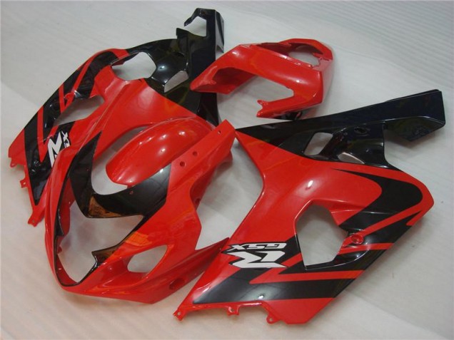 Rojo Negro Kit Carenado Inyección GSXR 600 / 750 K4 04-05 Rojo Negro Kit Carenado Inyección GSXR 600 / 750 K4 04-05