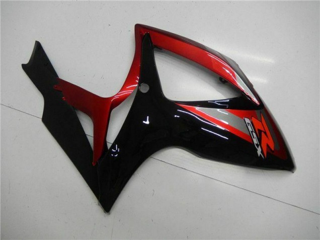 Rojo Negro Kit Carenado Inyección GSXR 600 / 750 K6 06-07 Rojo Negro Kit Carenado Inyección GSXR 600 / 750 K6 06-07