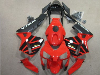 Rojo Negro Kit Carenados ABS Completo CBR 600 RR 03-04
