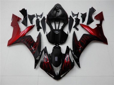 Rojo Negro Kit Completo Carenado R1 04-06