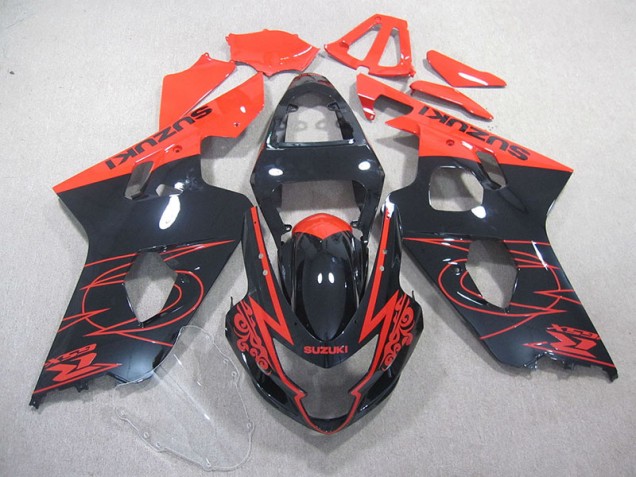 Rojo Negro Kits Carenado GSXR 750 K4 04-05 Rojo Negro Kits Carenado GSXR 750 K4 04-05