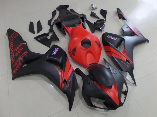 Rojo & Negro Mate Carenado CBR 1000 RR 06-07 Rojo & Negro Mate Carenado CBR 1000 RR 06-07