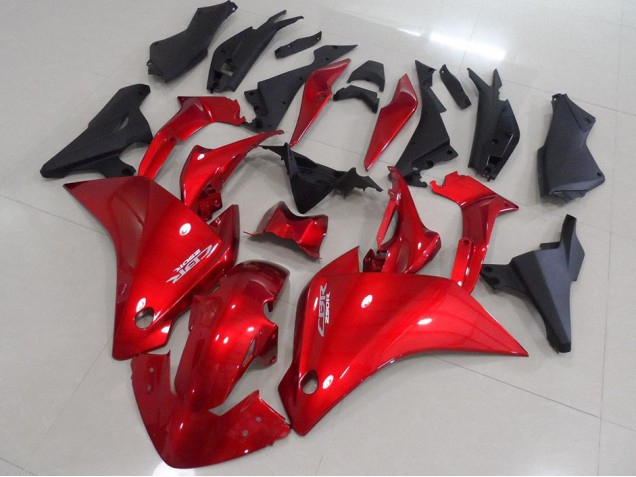 Rojo Negro Mate Carenado CBR 250 RR 11-13 Rojo Negro Mate Carenado CBR 250 RR 11-13