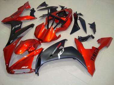 Rojo Negro Mate Carenado R1 04-06