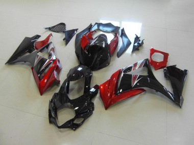 Rojo Negro No Pegatinas Carenado GSXR 1000 K7 07-08