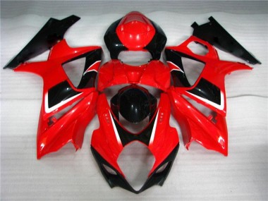 Rojo Negro Plástica GSXR 1000 K7 07-08