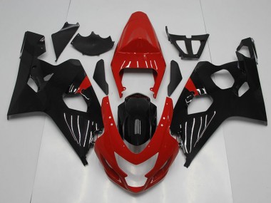 Rojo Negro Plástica GSXR 750 K4 04-05