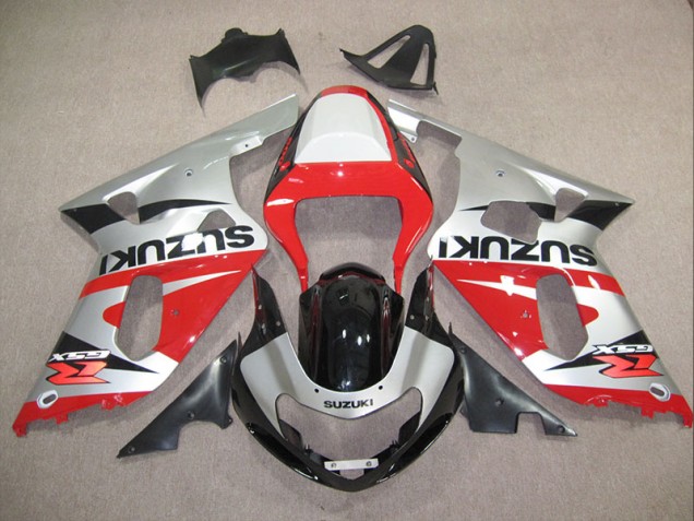 Rojo Plata Carenado GSXR 600 K1 K2 K3 01-03 Rojo Plata Carenado GSXR 600 K1 K2 K3 01-03