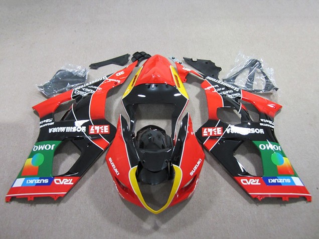 Rojo Verde Negro Carenado GSXR 1000 K3 03-04 Rojo Verde Negro Carenado GSXR 1000 K3 03-04