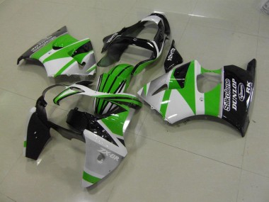 Verde Blanco Raya Carenado ZX6R 00-02