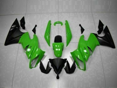 Verde Negro ABS Plástico EX650 09-11