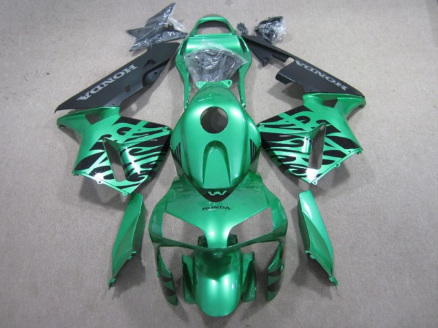Verde Negro Carenado CBR 600 RR 03-04 Verde Negro Carenado CBR 600 RR 03-04