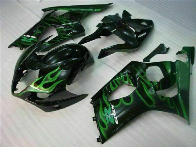 Verde Negro Carenado GSXR 1000 K3 03-04