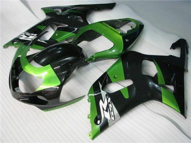 Verde Negro Carenado GSXR 600 / 750 K1 K2 K3 01-03 Verde Negro Carenado GSXR 600 / 750 K1 K2 K3 01-03