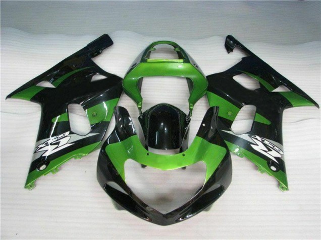 Verde Negro Carenado GSXR 600 / 750 K1 K2 K3 01-03 Verde Negro Carenado GSXR 600 / 750 K1 K2 K3 01-03