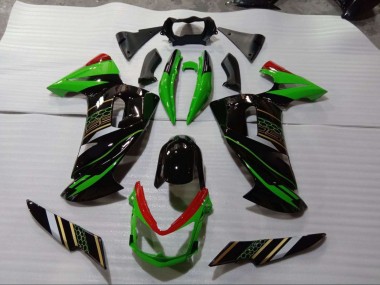 Verde Negro Kits Completo Carenado EX650 06-08