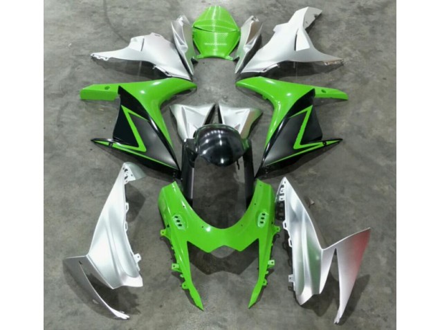 Verde Plata Kits Completo Carenado GSXR 600 / 750 K11 11-21
